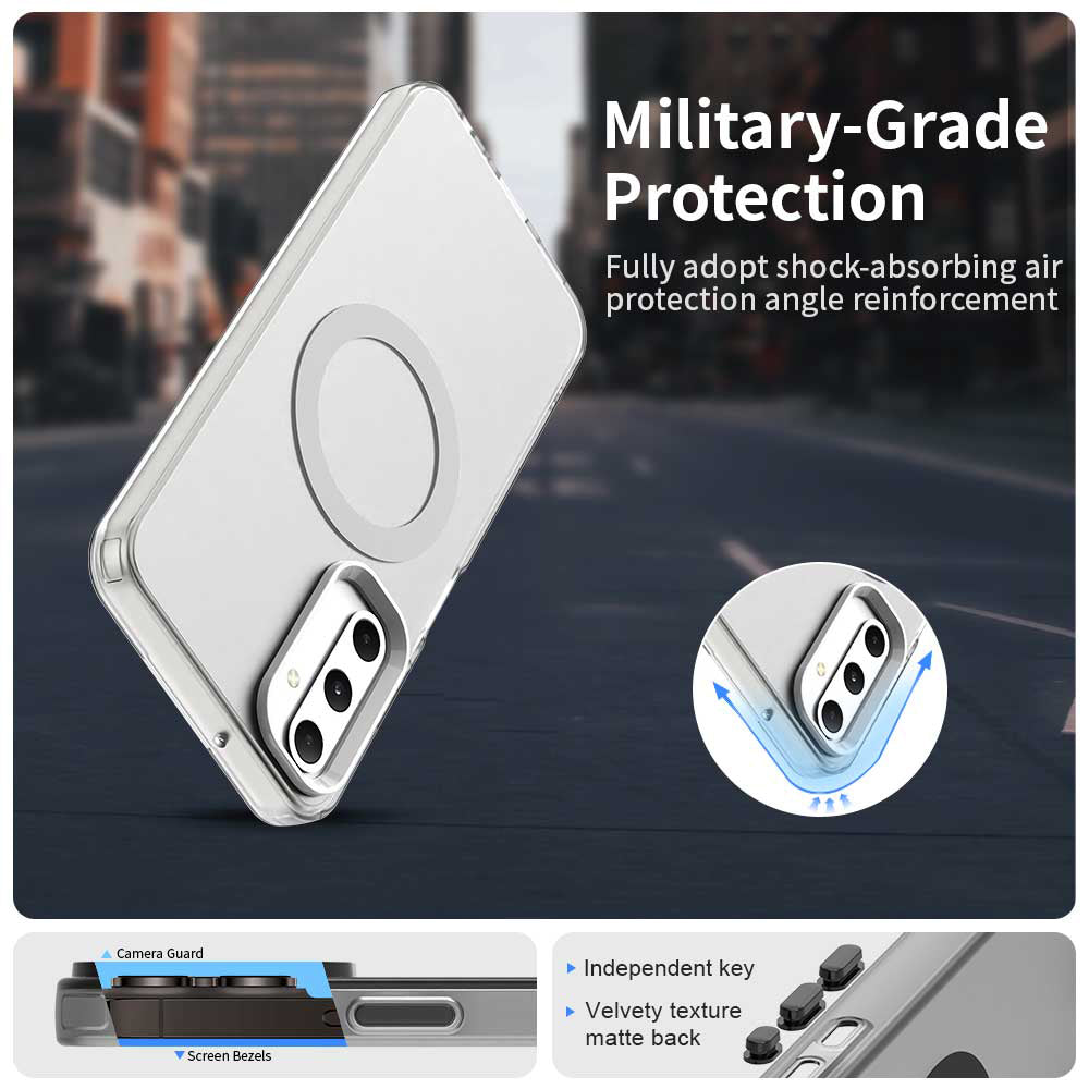 MagSafe puzdro pre Samsung Galaxy A05s A057, Techsuit, CandyCase, Biele