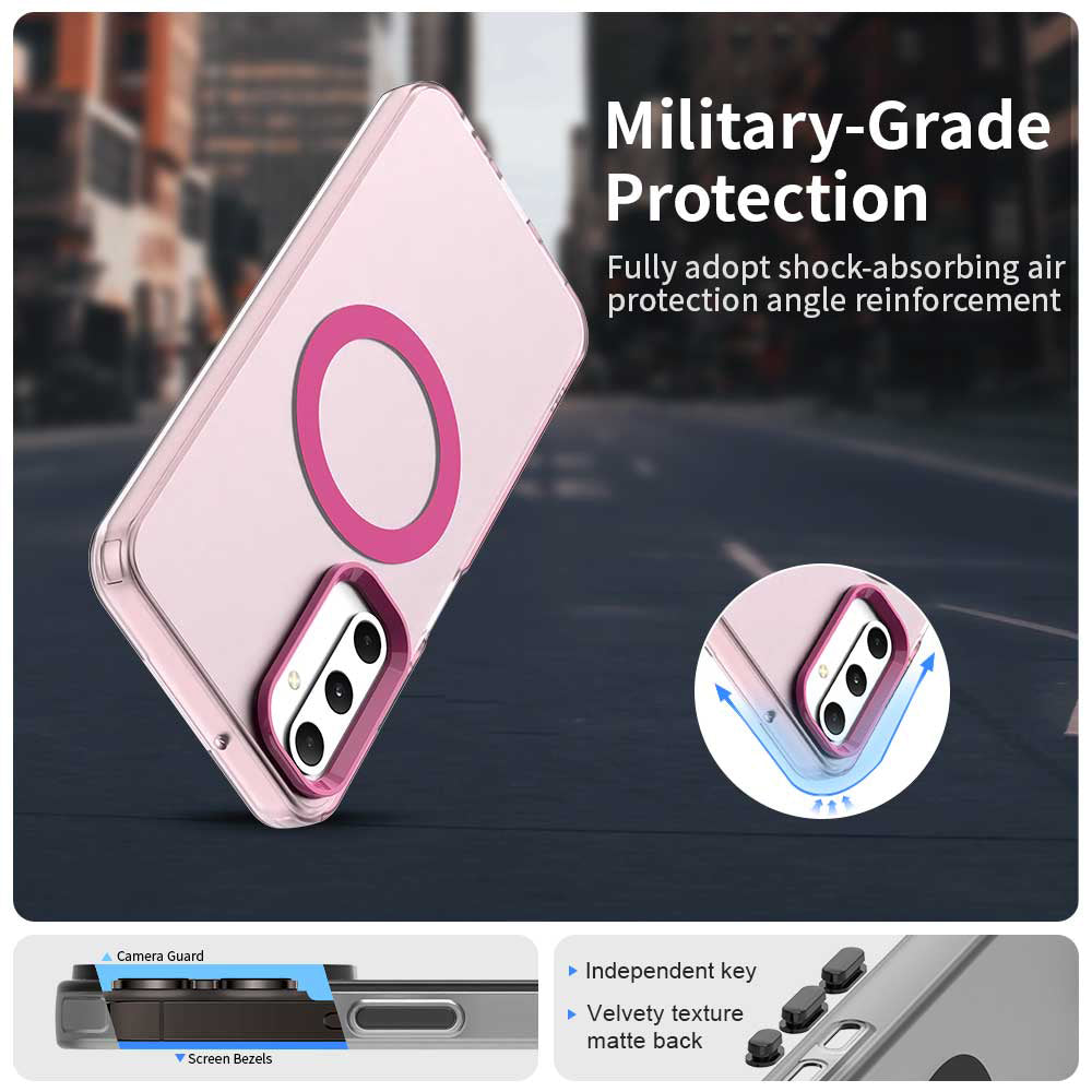MagSafe Case for Samsung Galaxy A05s A057, Techsuit, CandyCase, Pink