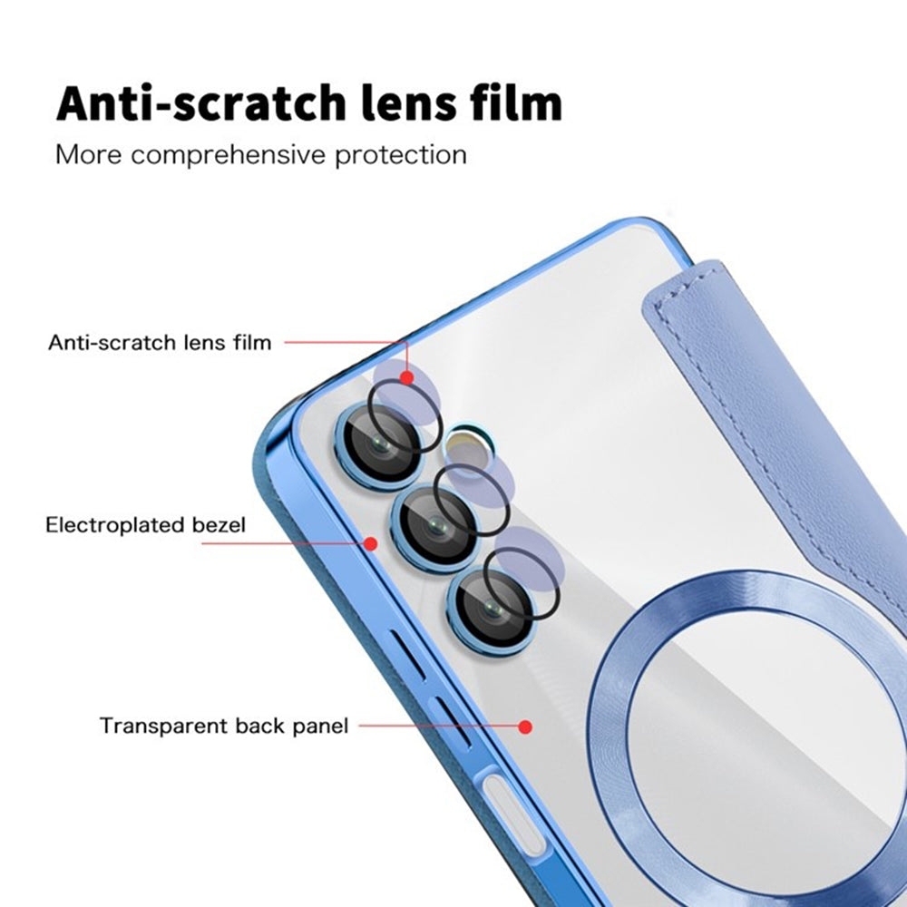 MagSafe puzdro pre Samsung Galaxy A05s A057, Techsuit, SmartMag Book, Modrá