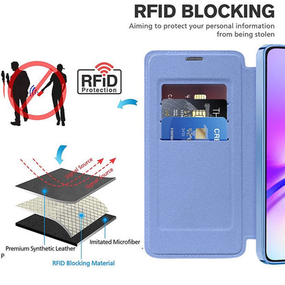 MagSafe puzdro pre Samsung Galaxy A05s A057, Techsuit, SmartMag Book, Modrá