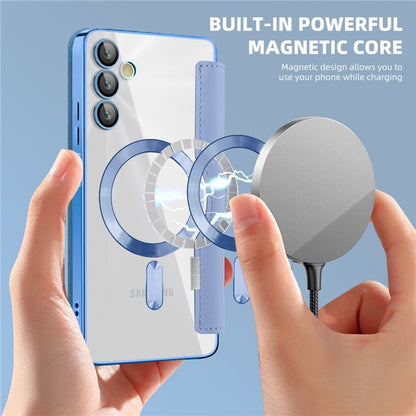 MagSafe puzdro pre Samsung Galaxy A05s A057, Techsuit, SmartMag Book, Modrá