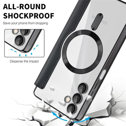 MagSafe puzdro pre Samsung Galaxy A05s A057, Techsuit, SmartMag Book, Čierne