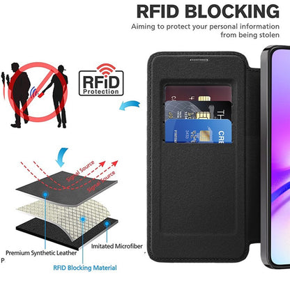 MagSafe puzdro pre Samsung Galaxy A05s A057, Techsuit, SmartMag Book, Čierne