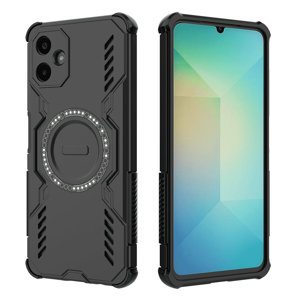 MagSafe puzdro pre Samsung Galaxy A06 A065, Techsuit, ArmorMag, Čierne