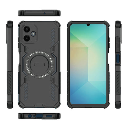 MagSafe puzdro pre Samsung Galaxy A06 A065, Techsuit, ArmorMag, Čierne