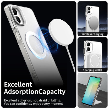 MagSafe puzdro pre Samsung Galaxy A06 A065, Techsuit, CandyCase, Biele