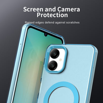 MagSafe puzdro pre Samsung Galaxy A06 A065, Techsuit, CandyCase, Modrá