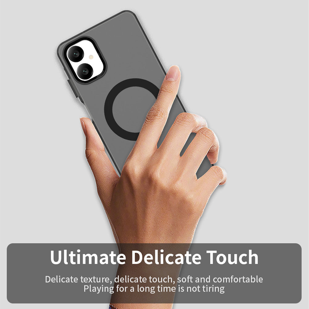 MagSafe puzdro pre Samsung Galaxy A06 A065, Techsuit, CandyCase, Čierne
