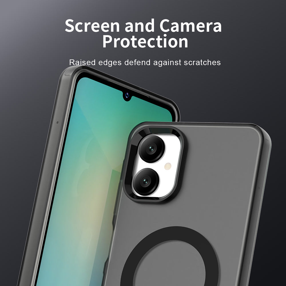 MagSafe puzdro pre Samsung Galaxy A06 A065, Techsuit, CandyCase, Čierne