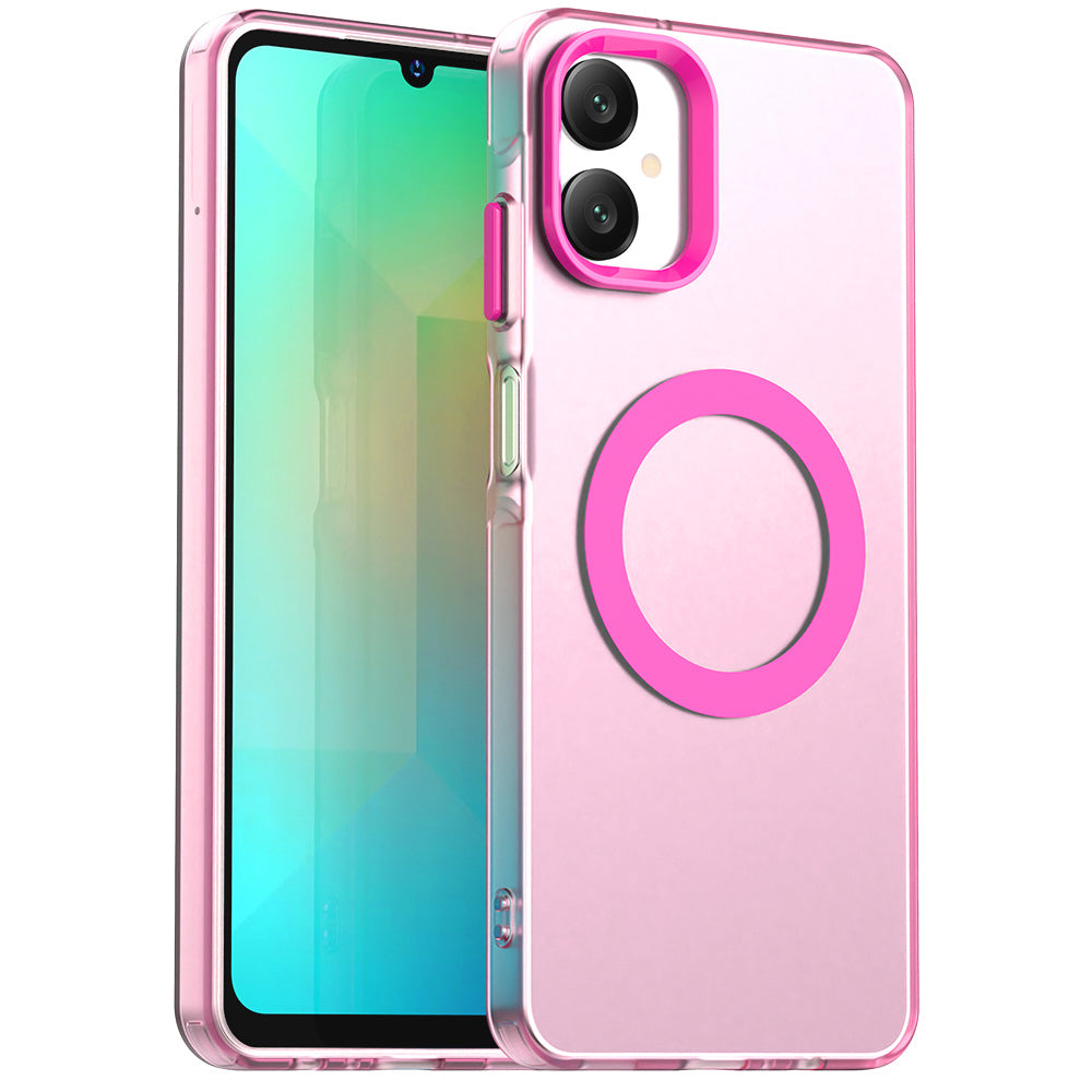 MagSafe puzdro pre Samsung Galaxy A06 A065, Techsuit, CandyCase, Ružové