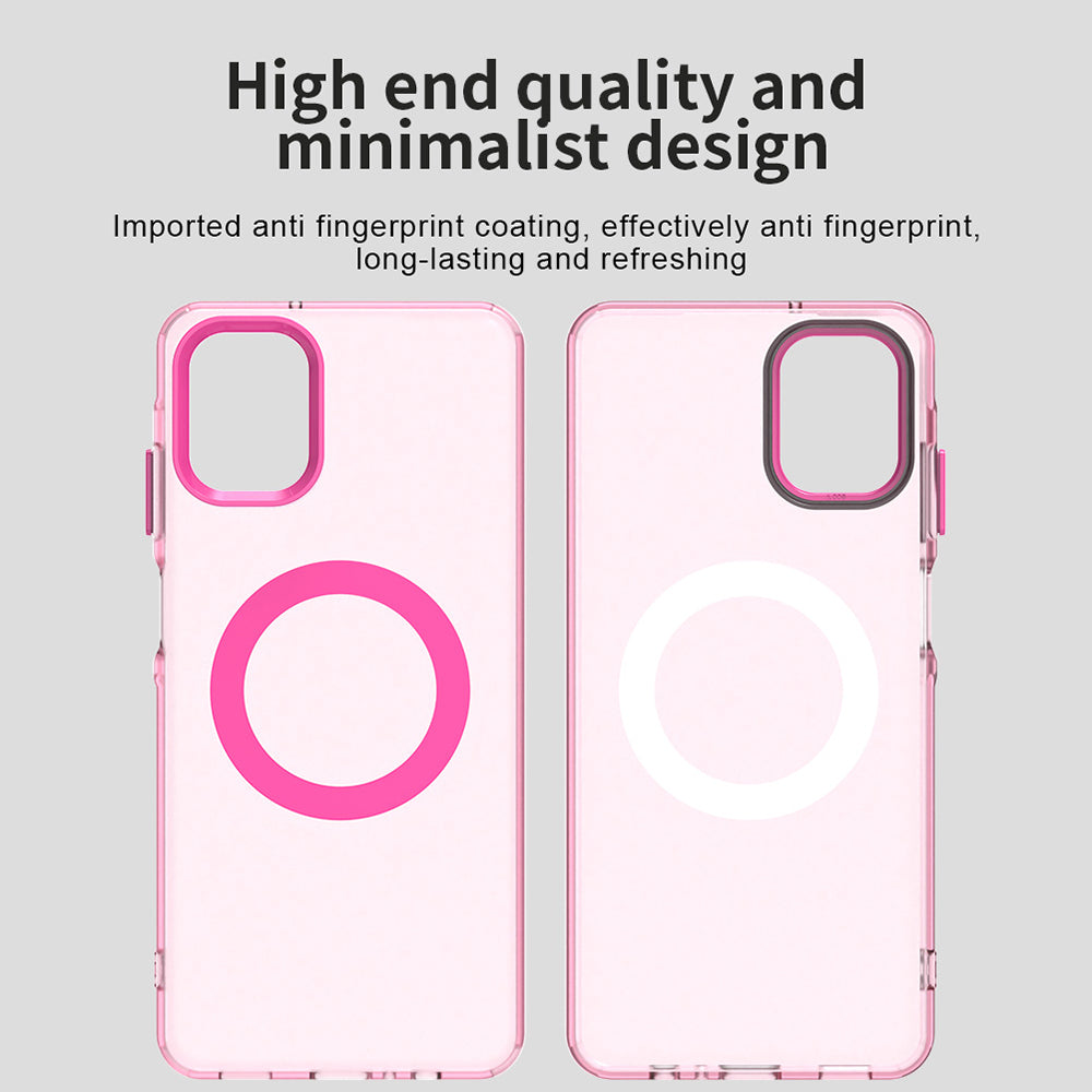 MagSafe puzdro pre Samsung Galaxy A06 A065, Techsuit, CandyCase, Ružové