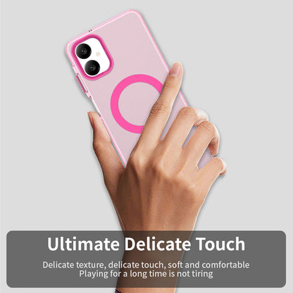 MagSafe puzdro pre Samsung Galaxy A06 A065, Techsuit, CandyCase, Ružové