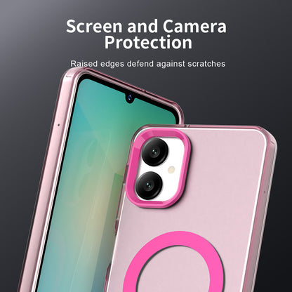 MagSafe puzdro pre Samsung Galaxy A06 A065, Techsuit, CandyCase, Ružové