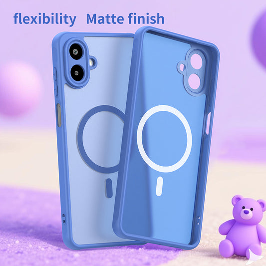 Puzdro MagSafe pre Samsung Galaxy A07 4G A075, Techsuit, HaloFrost II, Modrá