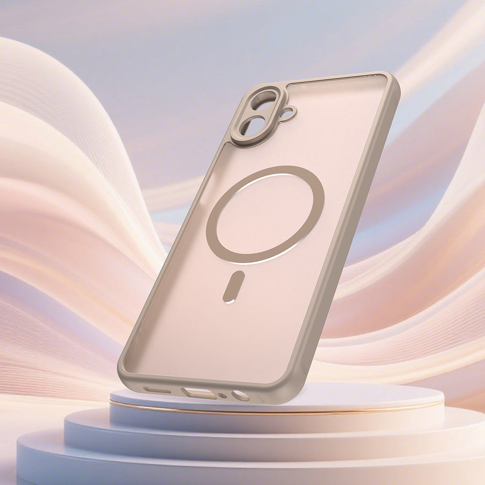 MagSafe Case for Samsung Galaxy A07 4G A075, Techsuit, HaloFrost II, Gold
