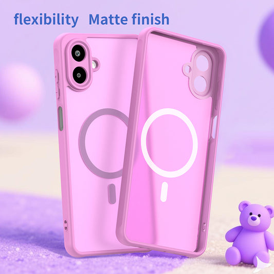 Puzdro MagSafe pre Samsung Galaxy A07 4G A075, Techsuit, HaloFrost II, Ružová