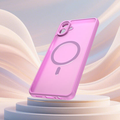 Puzdro MagSafe pre Samsung Galaxy A07 4G A075, Techsuit, HaloFrost II, Ružová