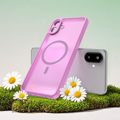 Puzdro MagSafe pre Samsung Galaxy A07 4G A075, Techsuit, HaloFrost II, Ružová