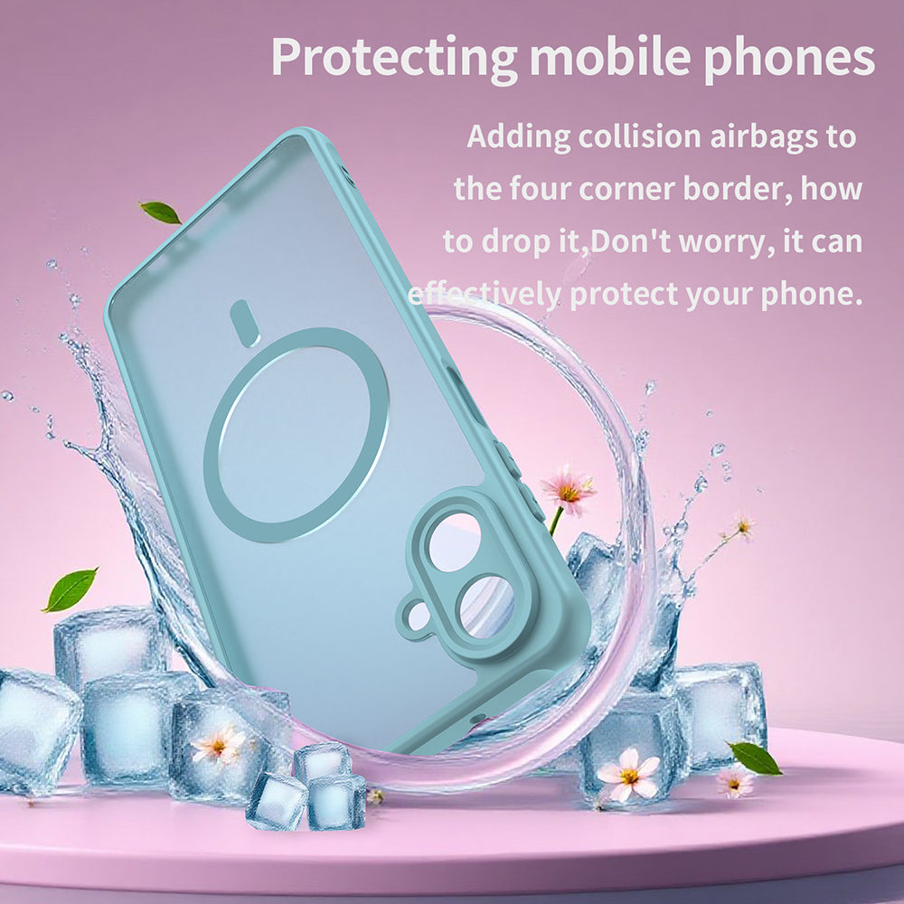 Puzdro MagSafe pre Samsung Galaxy A07 4G A075, Techsuit, HaloFrost II, Svetlozelená