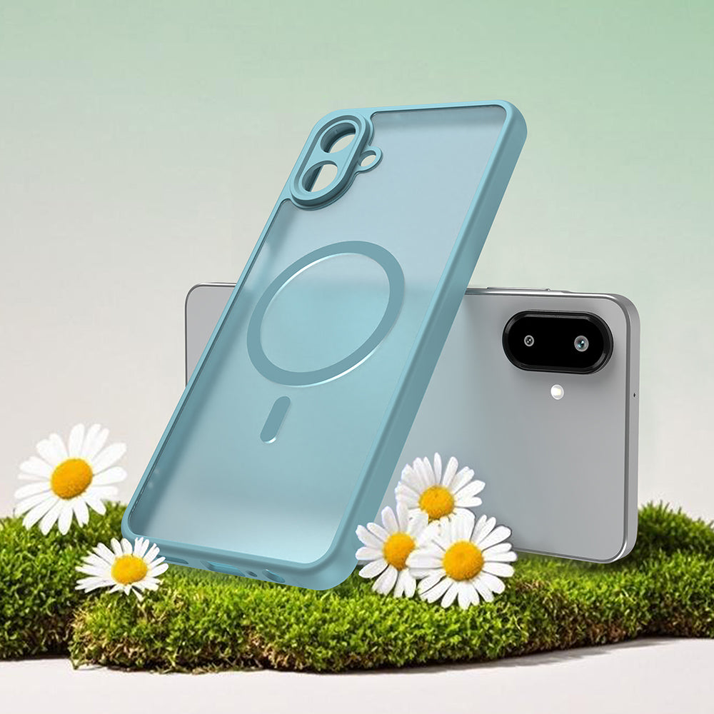 Puzdro MagSafe pre Samsung Galaxy A07 4G A075, Techsuit, HaloFrost II, Svetlozelená