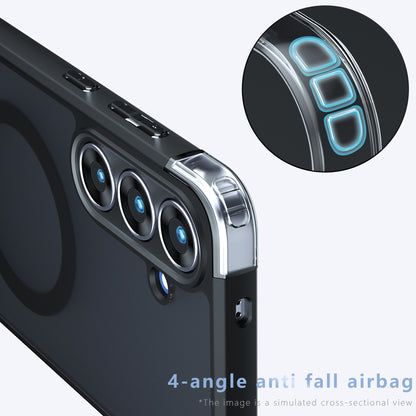 Puzdro MagSafe pre Samsung Galaxy A07 4G A075, Techsuit, PureFrost, Saténová čierna