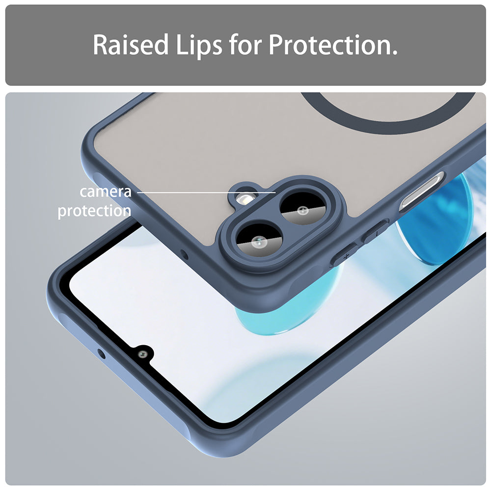 MagSafe puzdro pre Samsung Galaxy A07 4G A075, Techsuit, HaloFrost II, Tmavomodrá
