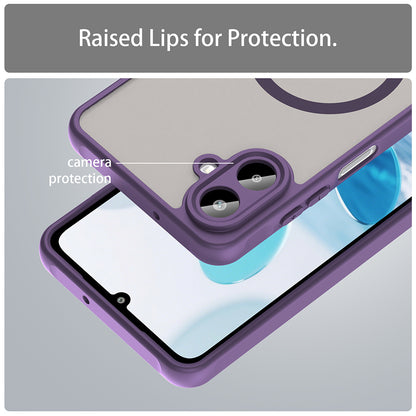 MagSafe puzdro pre Samsung Galaxy A07 4G A075, Techsuit, HaloFrost II, fialové