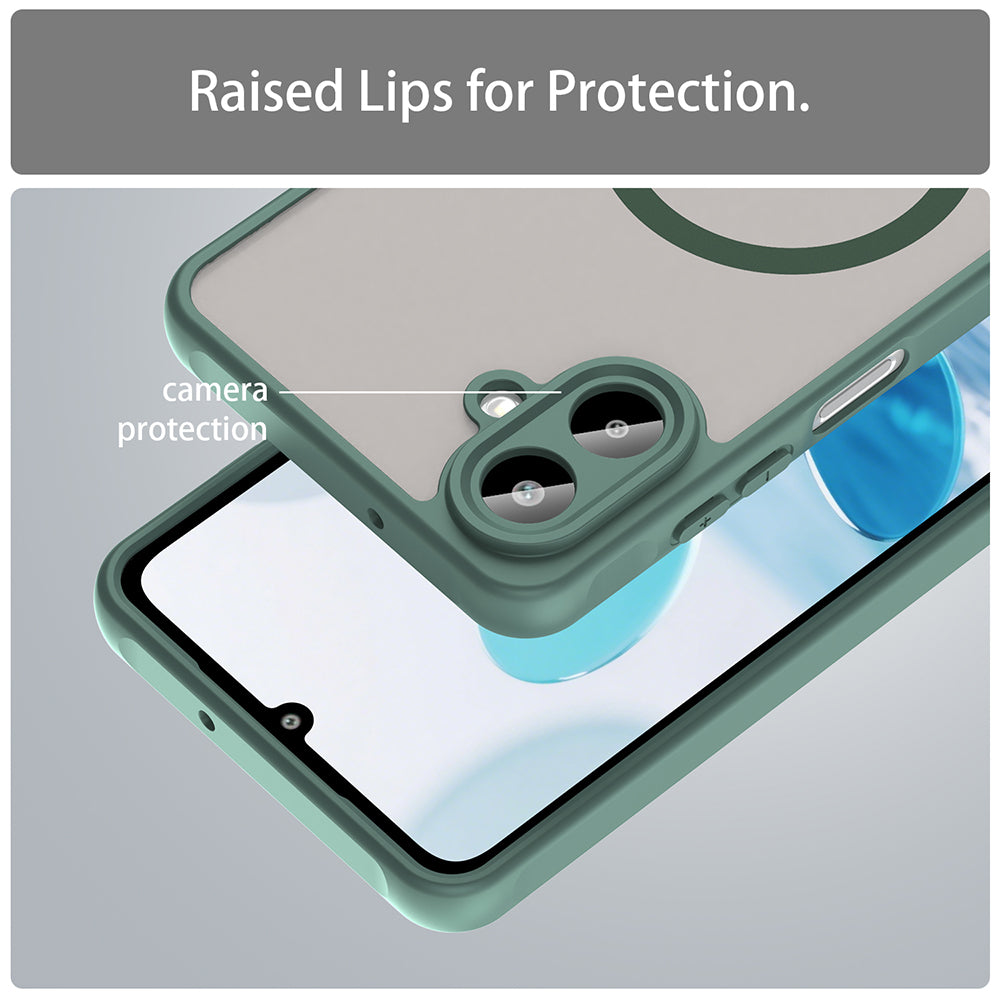 MagSafe puzdro pre Samsung Galaxy A07 4G A075, Techsuit, HaloFrost II, Zelené