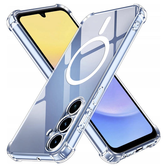 MagSafe puzdro pre Samsung Galaxy A15 5G A156 / A15 A155, Techsuit, nárazuvzdorné, priehľadné