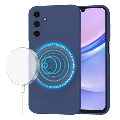 MagSafe puzdro pre Samsung Galaxy A15 A155, Techsuit, SoftFlex, námornícka modrá