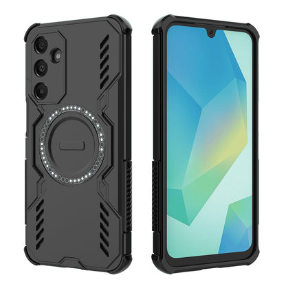 MagSafe Case for Samsung Galaxy A16 5G A166 / A16 4G A165, Techsuit, ArmorMag, Black