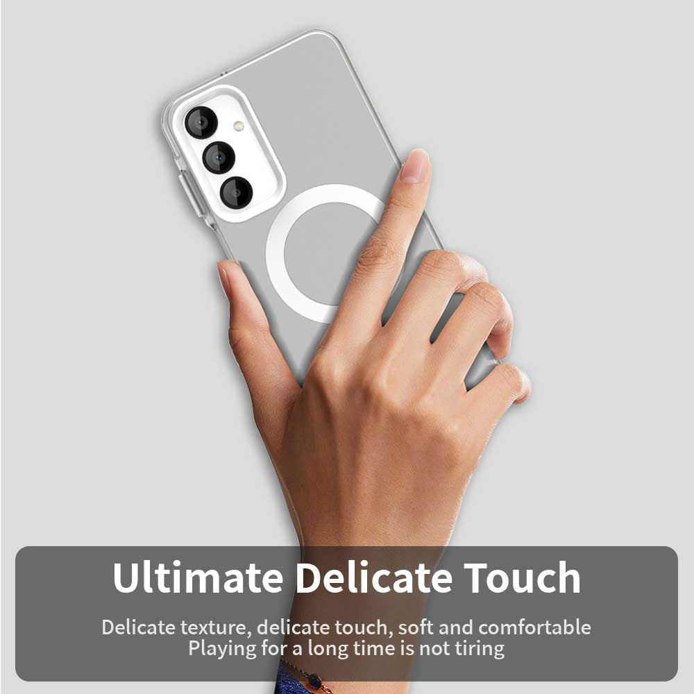 MagSafe puzdro pre Samsung Galaxy A16 5G A166 / A16 4G A165, Techsuit, CandyCase, Biele