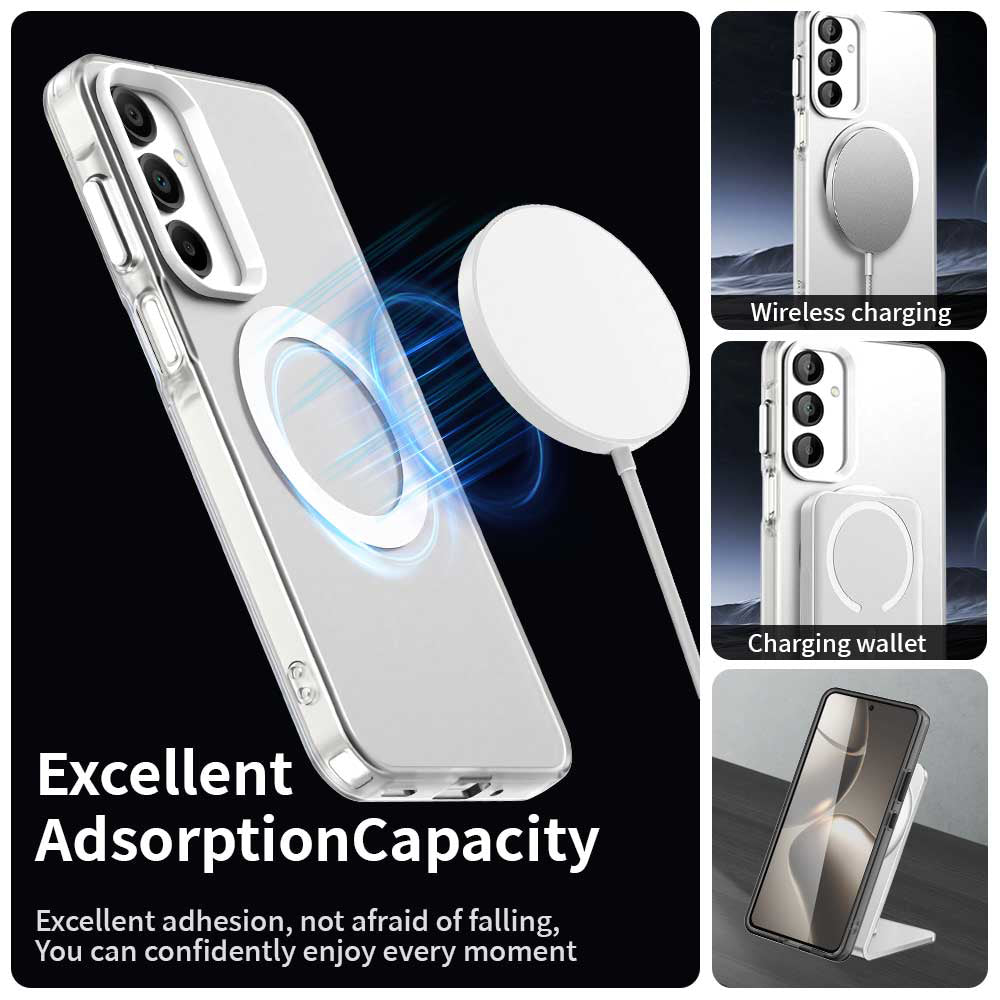 MagSafe puzdro pre Samsung Galaxy A16 5G A166 / A16 4G A165, Techsuit, CandyCase, Biele