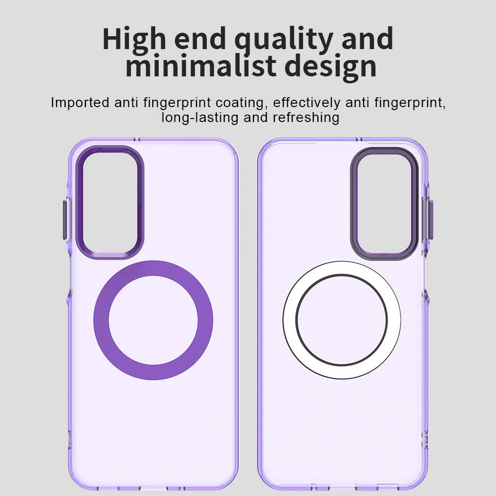 MagSafe puzdro pre Samsung Galaxy A16 5G A166 / A16 4G A165, Techsuit, CandyCase, Fialová