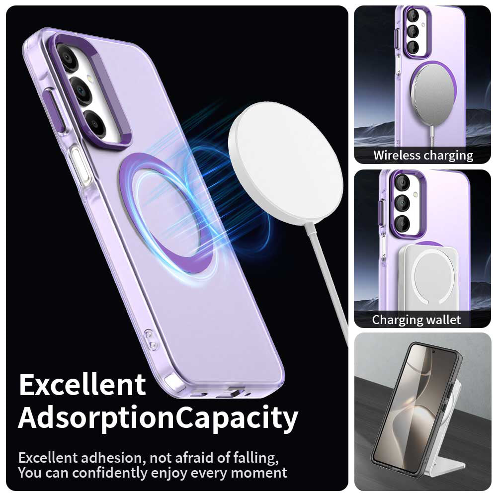 MagSafe puzdro pre Samsung Galaxy A16 5G A166 / A16 4G A165, Techsuit, CandyCase, Fialová
