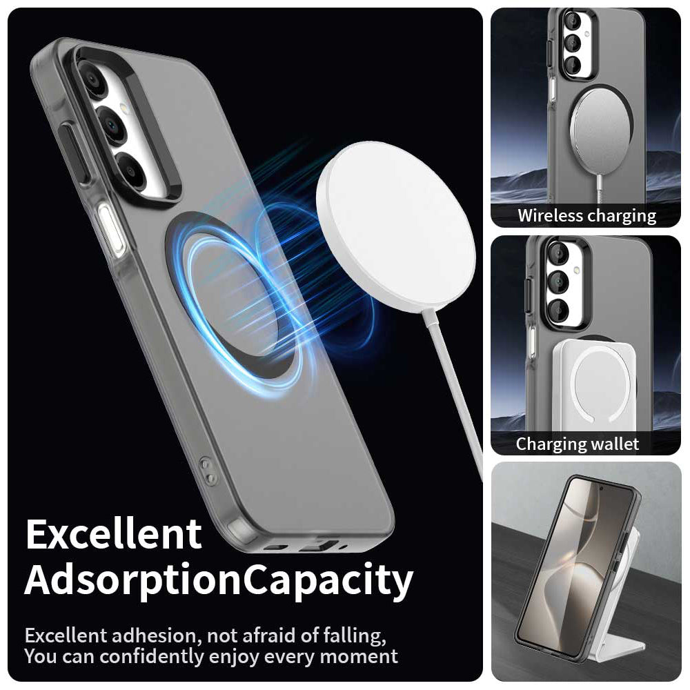 MagSafe puzdro pre Samsung Galaxy A16 5G A166 / A16 4G A165, Techsuit, CandyCase, Čierna