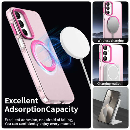 MagSafe puzdro pre Samsung Galaxy A16 5G A166 / A16 4G A165, Techsuit, CandyCase, Ružové
