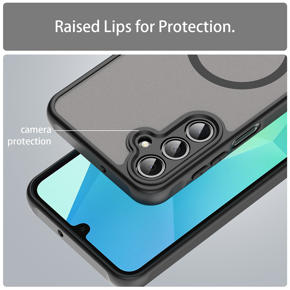 MagSafe puzdro pre Samsung Galaxy A16 5G A166 / A16 4G A165, Techsuit, HaloFrost II, Čierna