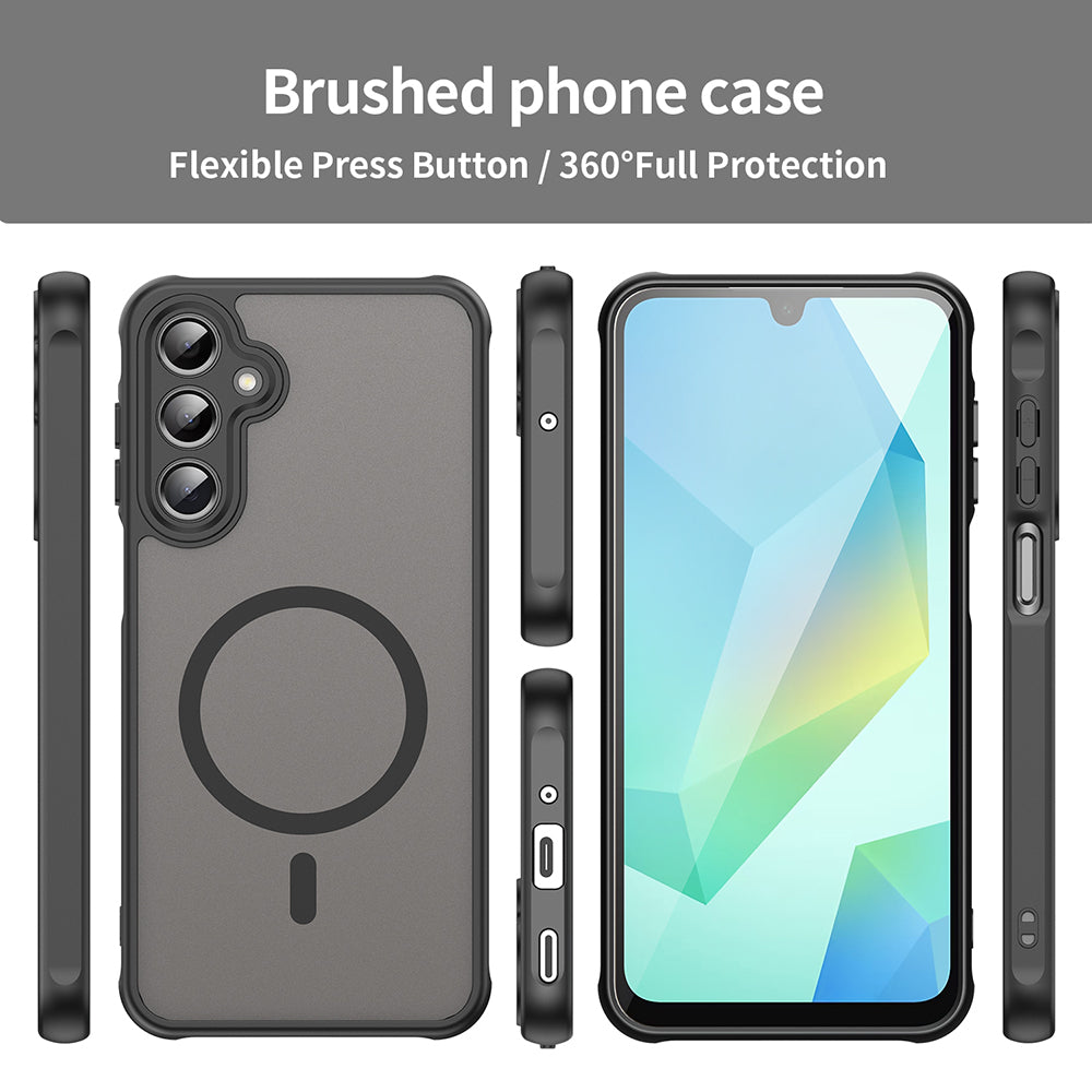 MagSafe puzdro pre Samsung Galaxy A16 5G A166 / A16 4G A165, Techsuit, HaloFrost II, Čierna