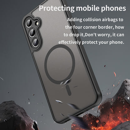 MagSafe puzdro pre Samsung Galaxy A16 5G A166 / A16 4G A165, Techsuit, HaloFrost II, Čierna