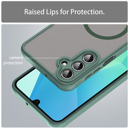 MagSafe puzdro pre Samsung Galaxy A16 5G A166 / A16 4G A165, Techsuit, HaloFrost II, Zelené