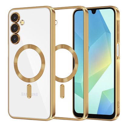 MagSafe puzdro pre Samsung Galaxy A16 5G A166 / A16 4G A165, Techsuit, Luxury Crystal, Zlaté