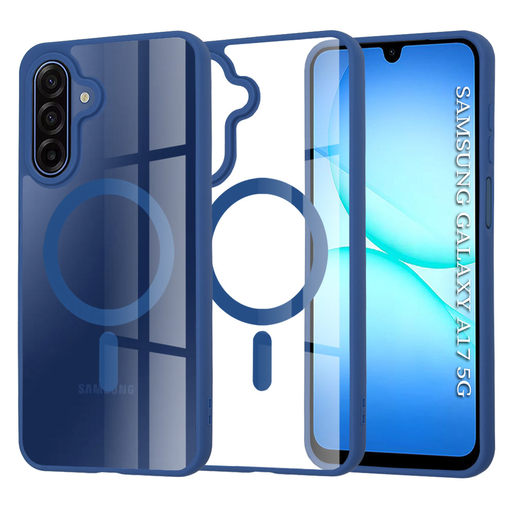 MagSafe Case for Samsung Galaxy A17 4G / A17 5G, Techsuit, Pro, Blue