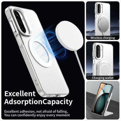 MagSafe puzdro pre Samsung Galaxy A17 5G, Techsuit, CandyCase, Biele