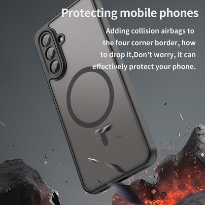 MagSafe puzdro pre Samsung Galaxy A17 5G, Techsuit, HaloFrost II, Čierna