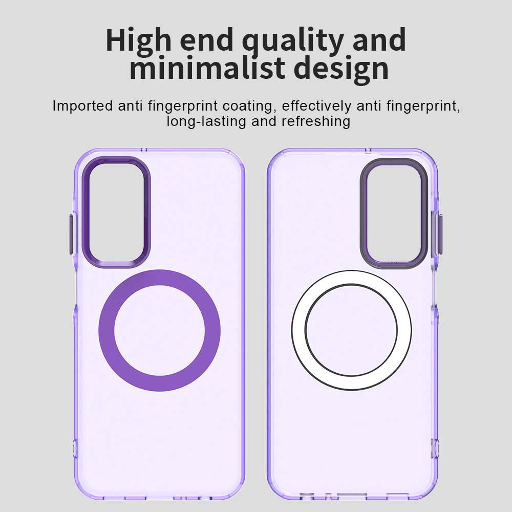 MagSafe puzdro pre Samsung Galaxy A25 A256, Techsuit, CandyCase, Fialová