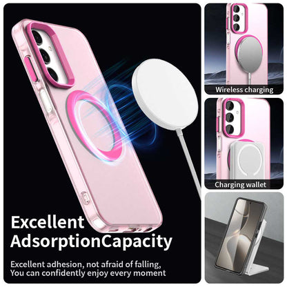 MagSafe puzdro pre Samsung Galaxy A25 A256, Techsuit, CandyCase, Ružové