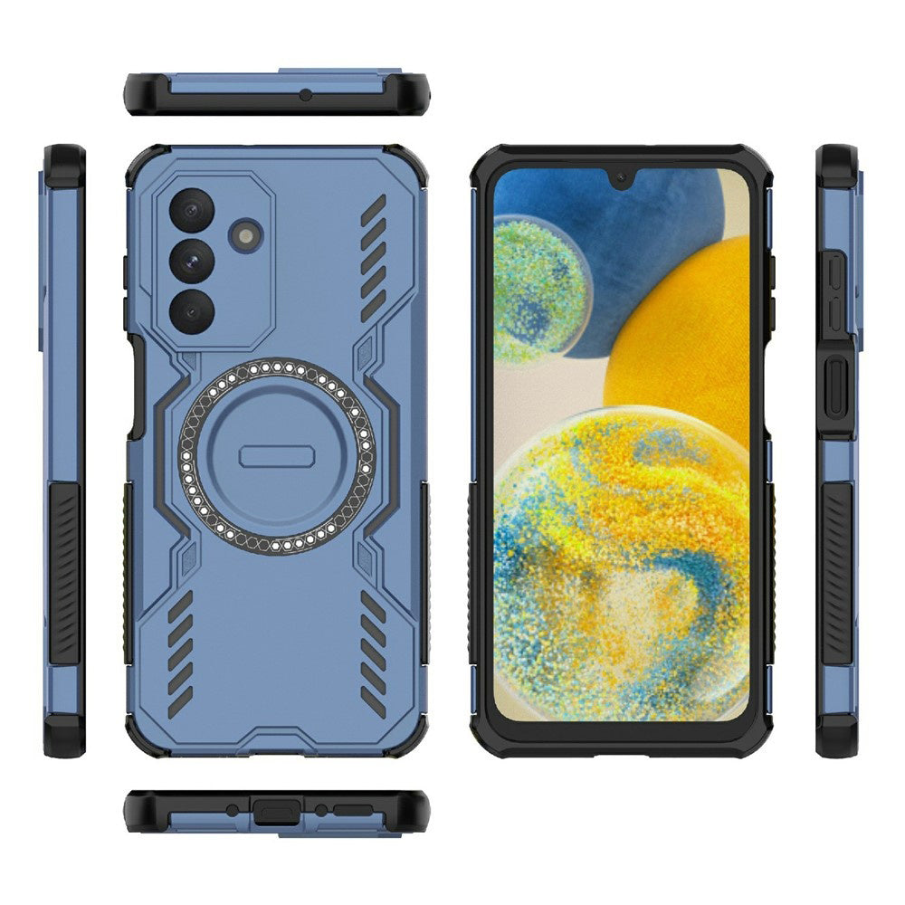 MagSafe puzdro pre Samsung Galaxy A26 A266, Techsuit, ArmorMag, Modré