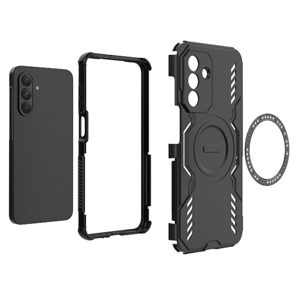 MagSafe puzdro pre Samsung Galaxy A26 A266, Techsuit, ArmorMag, Čierne