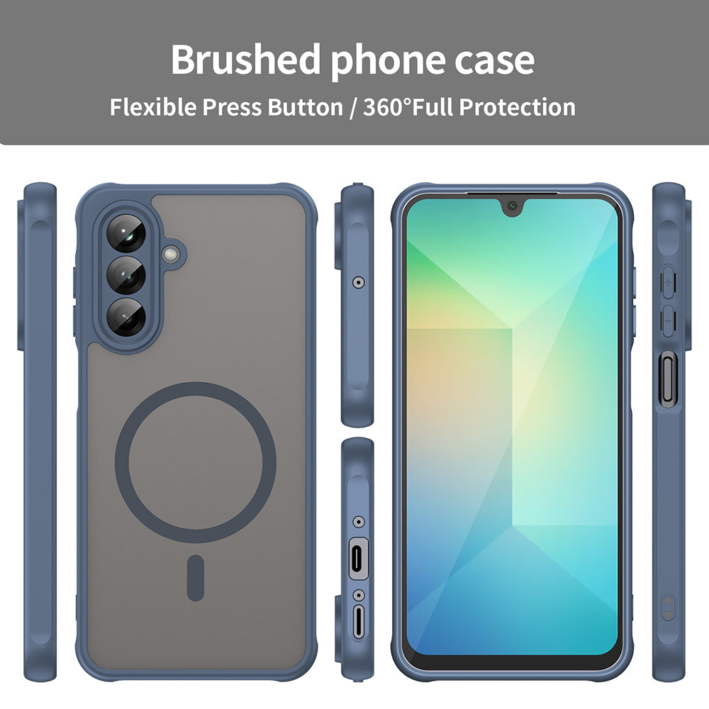 MagSafe puzdro pre Samsung Galaxy A26 A266, Techsuit, HaloFrost II, Tmavomodrá